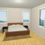 Perspectives Home Designs Interior 3D Floor plan Bed Room